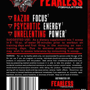 Alternative view of Fearless Formulations FEARLESS (Lunatic Lemon)